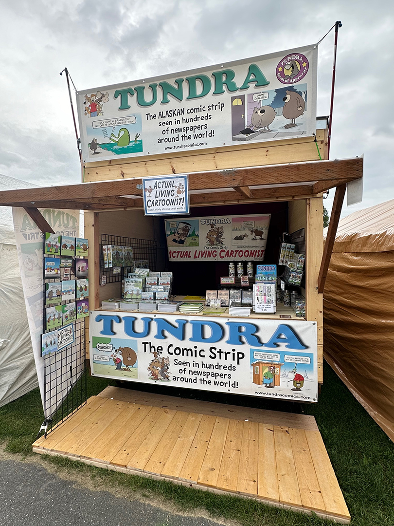 Tundra Comics Booth