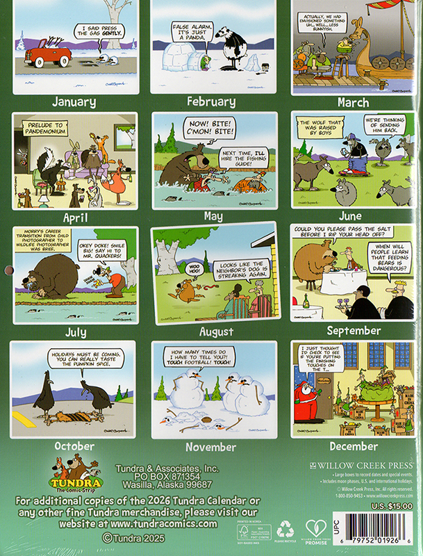 TUNDRA 2026 back cover