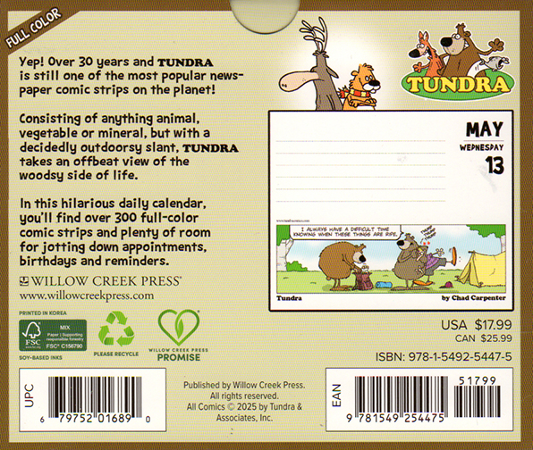 TUNDRA 2026 box cover (back)